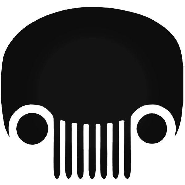 Jeep Death Skull Decal Sticker