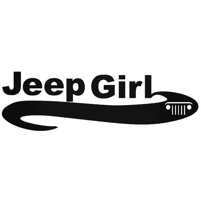 Jeep Girl Decal Sticker