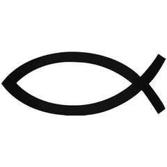 Jesus Fish Christian Decal Sticker