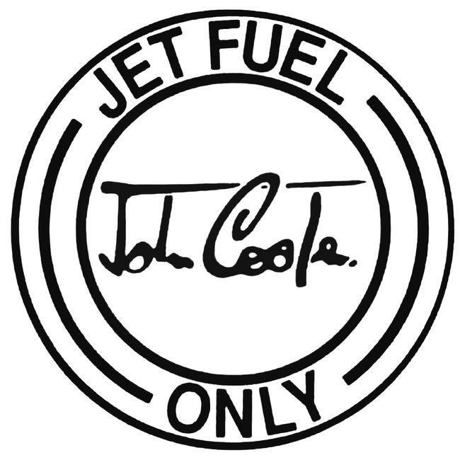 Jet Fuel Only John Cooper Decal Sticker