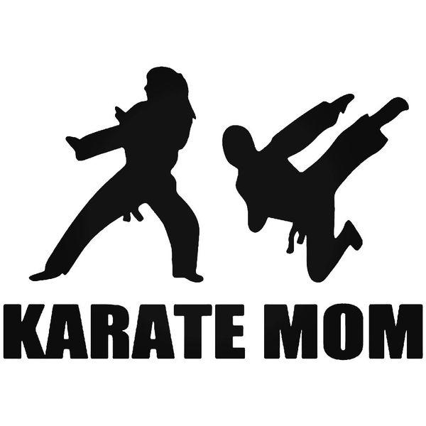 Karate Mom Decal Sticker