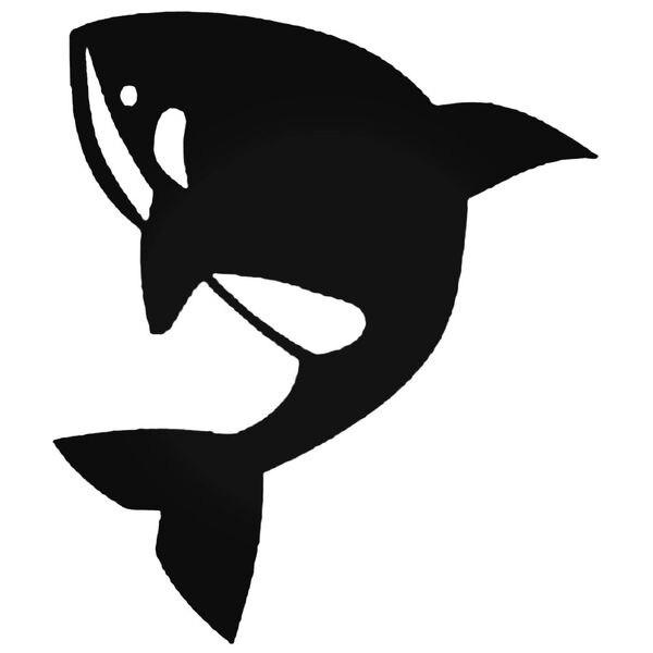 Killer Whale Silhouette Decal Sticker