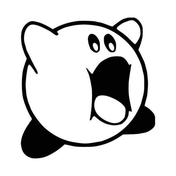 Kirby Eating Decal Sticker