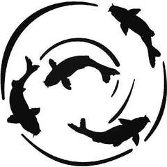 Koi Fish Japanese Decal Sticker