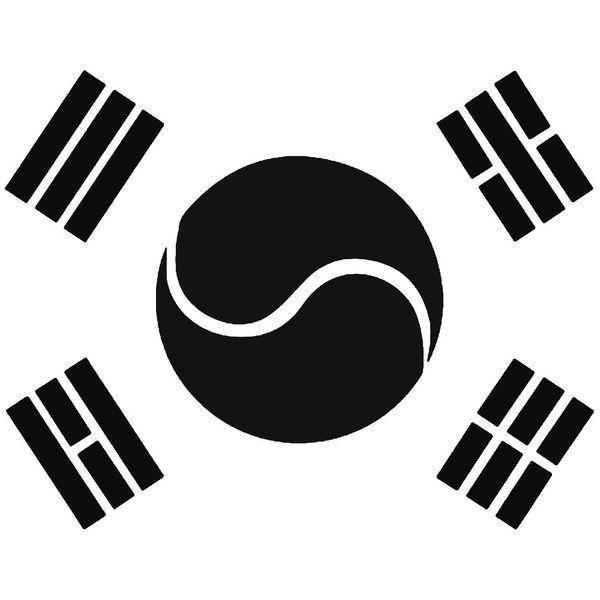 Korean Flag Decal Sticker