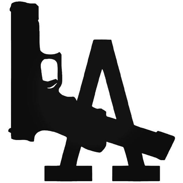 La Gun Los Angeles Decal Sticker