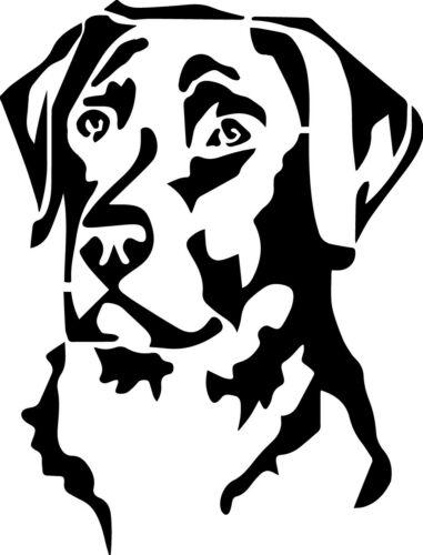 Labrador Retriever Face Decal Sticker