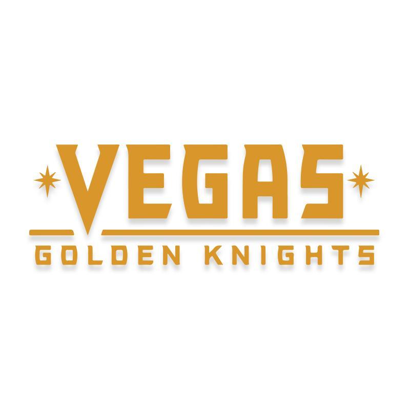 Las Vegas Golden Knights Circle LOGO Vinyl Decal / Sticker 5 Sizes!!!