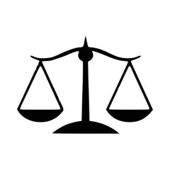 Law Lady Justice Lawyer Decal Sticker