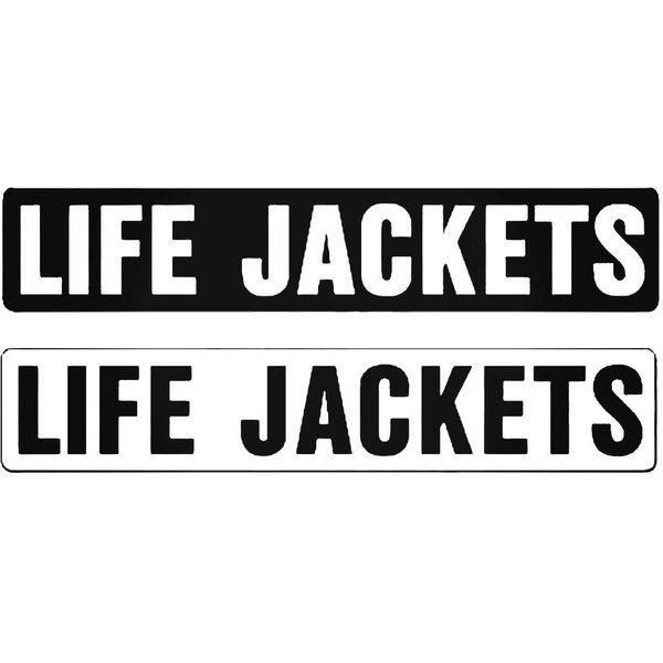 Life Jacket Boat Decal Sticker – Decalfly