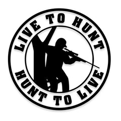 Live to Hunt Decal Sticker