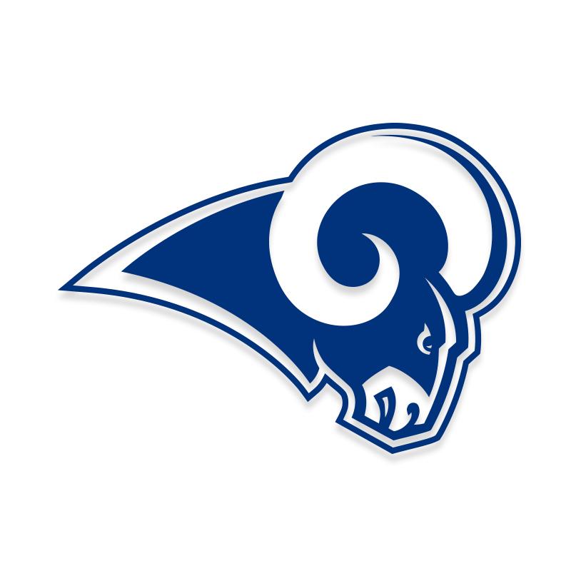 Los Angeles Rams Decal Sticker for Car Windows