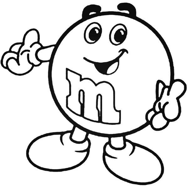 M And M Decal Sticker