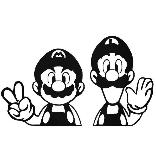 Mario Brothers Game Decal Sticker