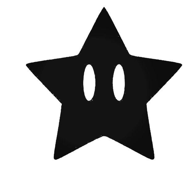 Mario Star Stencil