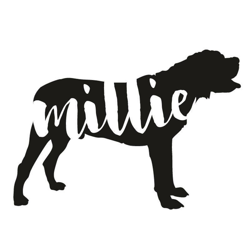 Mastiff Dog Decal Sticker for Car Windows