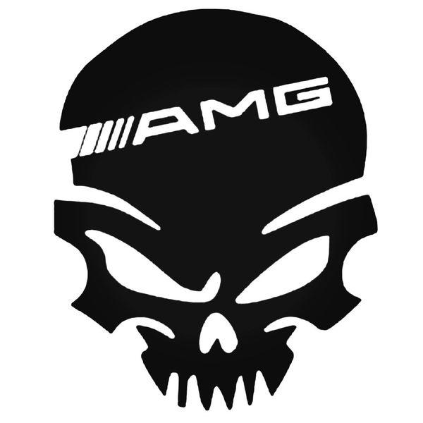 Mercede Amg Skull Decal Sticker