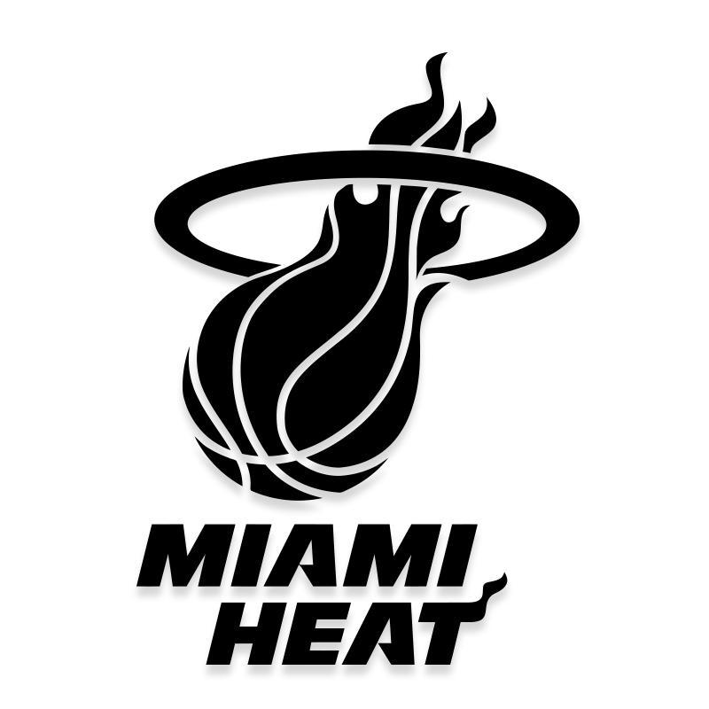 Miami Heat Decal Sticker Official NBA for Cars
