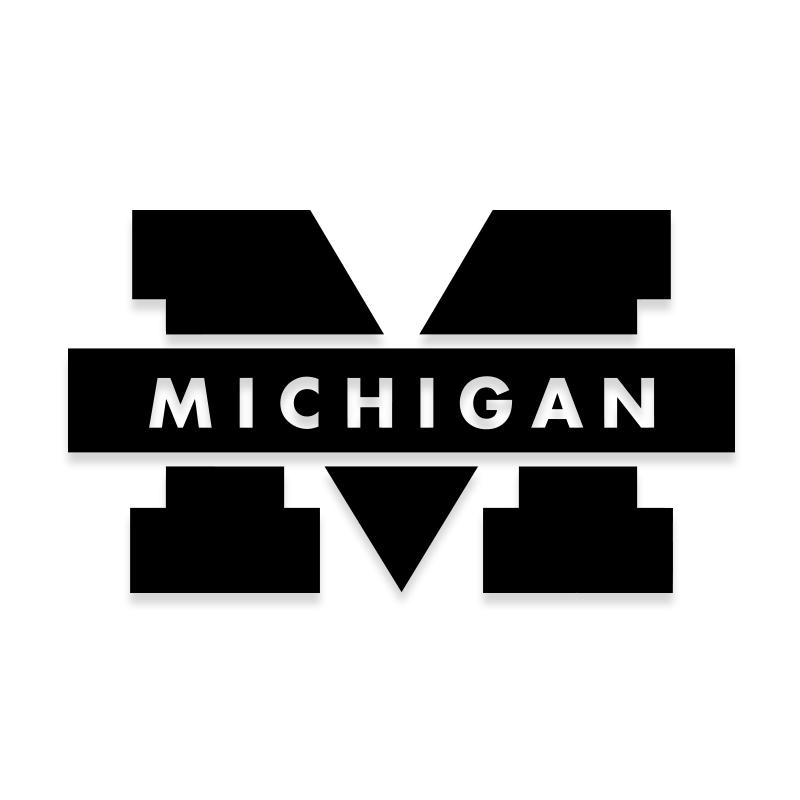 Michigan Wolverines University Official Decal