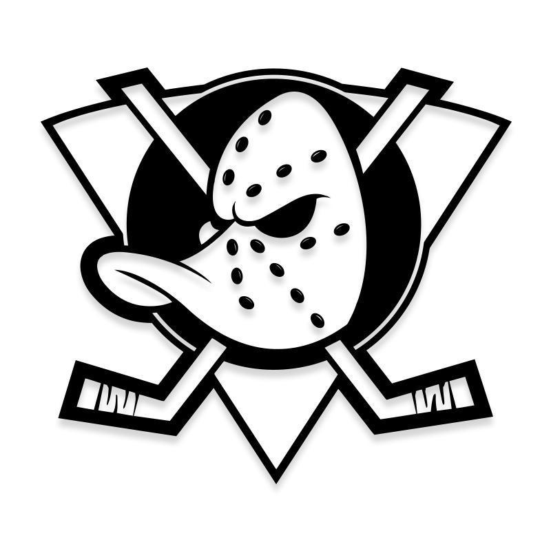 Mighty Ducks Logo Black And White