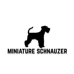 Miniature Schnauzer Car Decal Dog Sticker for Windows