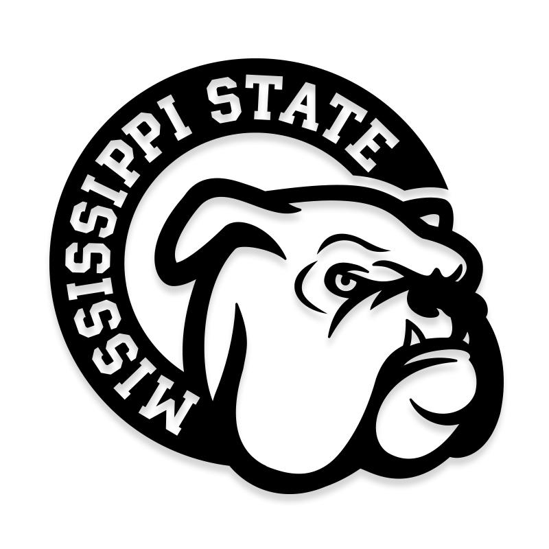 Mississippi State Bulldogs Car Decal