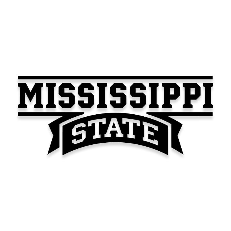 Mississippi State Car Decal Sticker