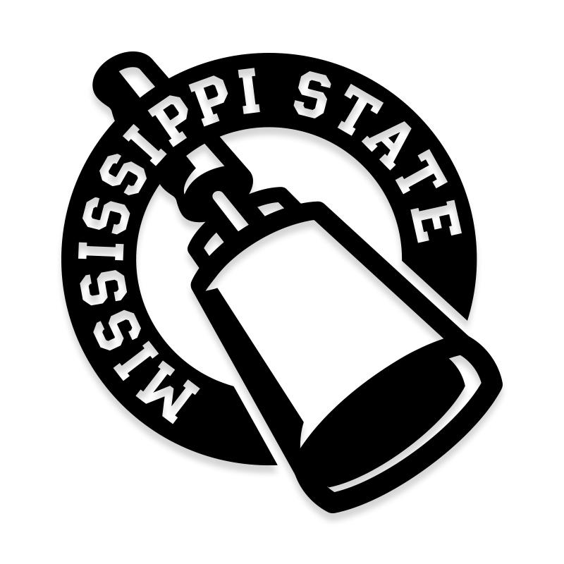 Mississippi State Logo Decal Sticker