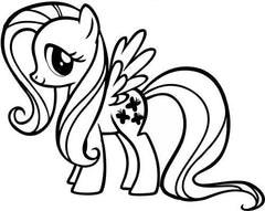 MLP My Little Pony Fluttershy Decal Sticker