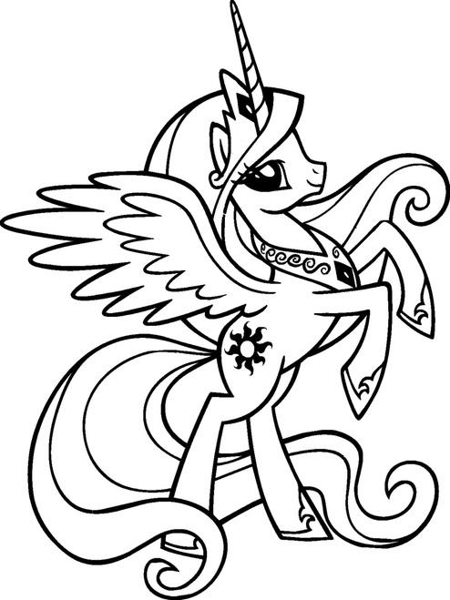 MLP My Little Pony Princess Celestia Decal Sticker