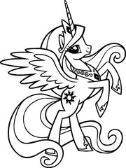 MLP My Little Pony Princess Celestia Decal Sticker