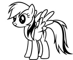 MLP My Little Pony Rainbow Dash Decal Sticker