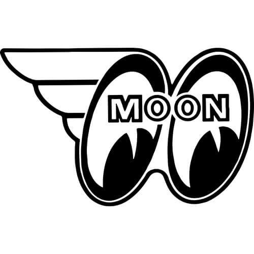 Mooneyes Logo Logo Decal Sticker