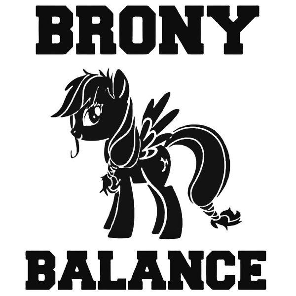 My Little Pony Brony Balance Decal Sticker