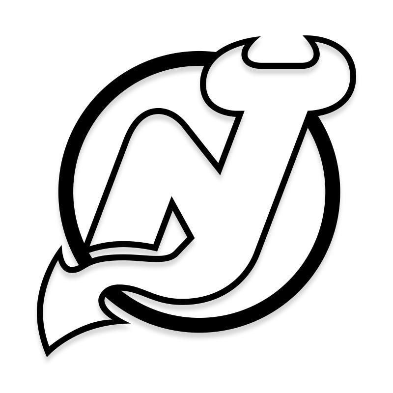 New Jersey Devils Decal Sticker Official NHL Logo