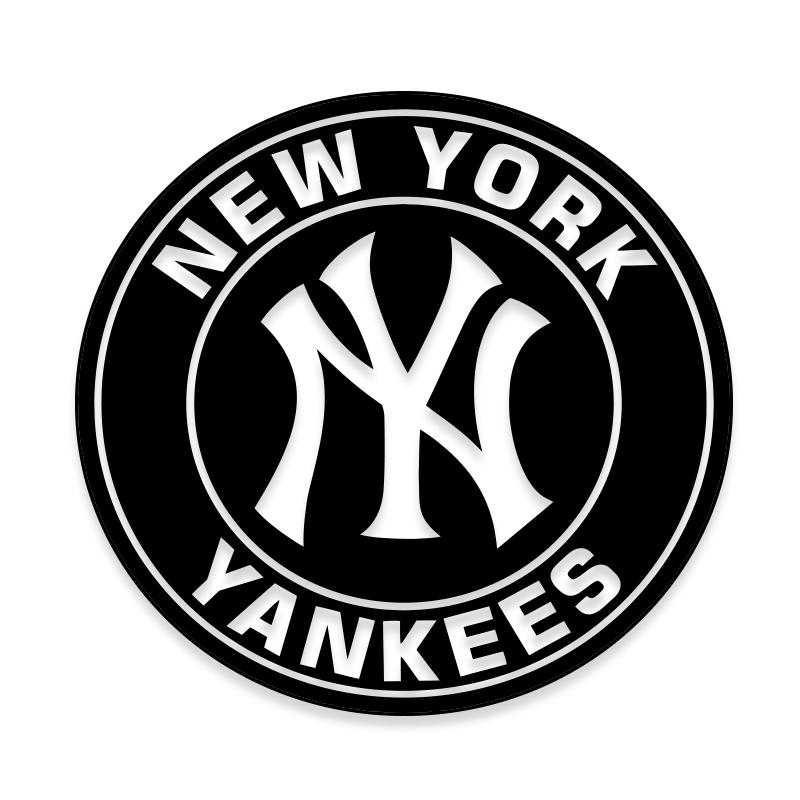 NEW YORK YANKEES NY LOGO CAR DECAL VINYL STICKER WHITE 3 SIZES