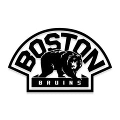 NHL Boston Bruins Logo Decal Sticker with Bear