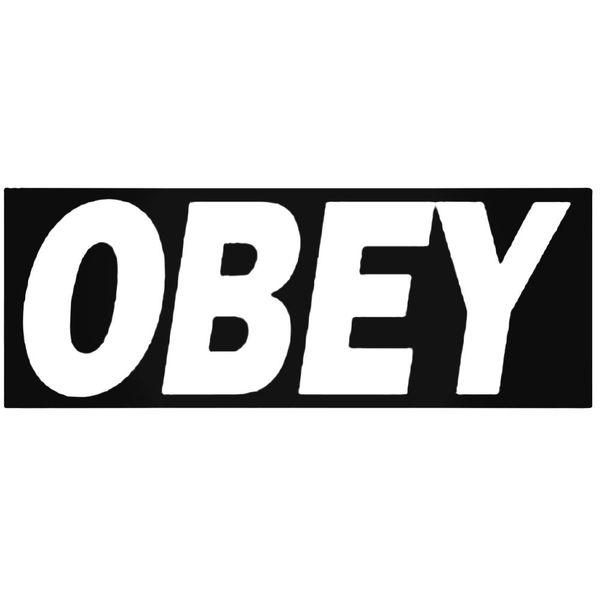 Obey Brand Decal Sticker