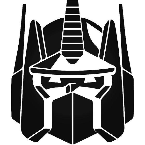 Optimus Prime Head Transformers Decal Sticker