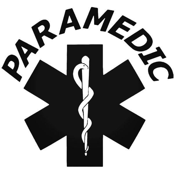 Paramedic Occupation Decal Sticker