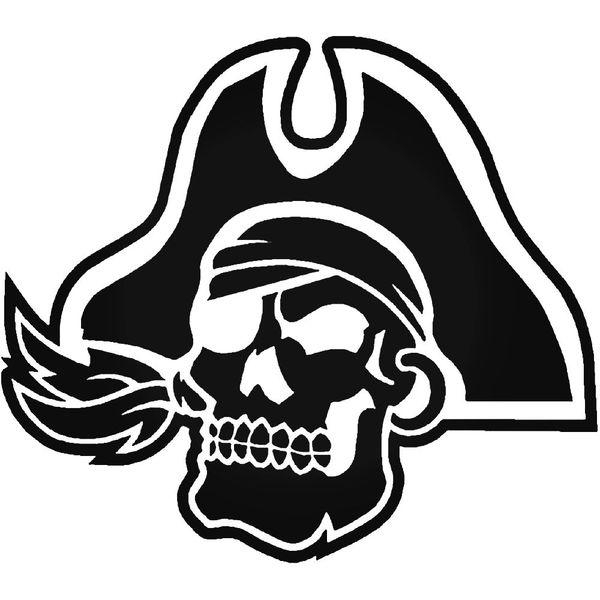 Pirtate Skull Original Decal Sticker