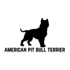 Pitbull Car Decal Dog Sticker for Windows