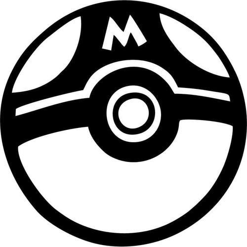 Pokemon Go Masterball Decal Sticker