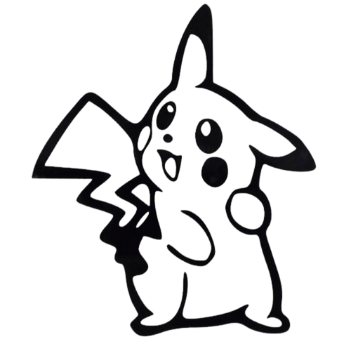 Pokemon Go Pikachu v2 Decal Sticker