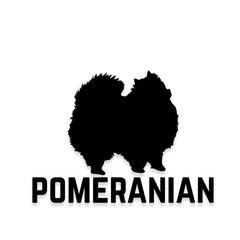 Pomeranian Car Decal Dog Sticker for Windows
