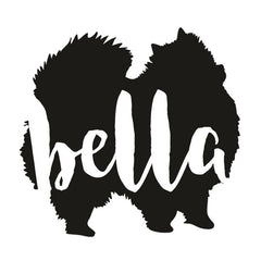 Pomeranian Dog Decal Sticker for Car Windows