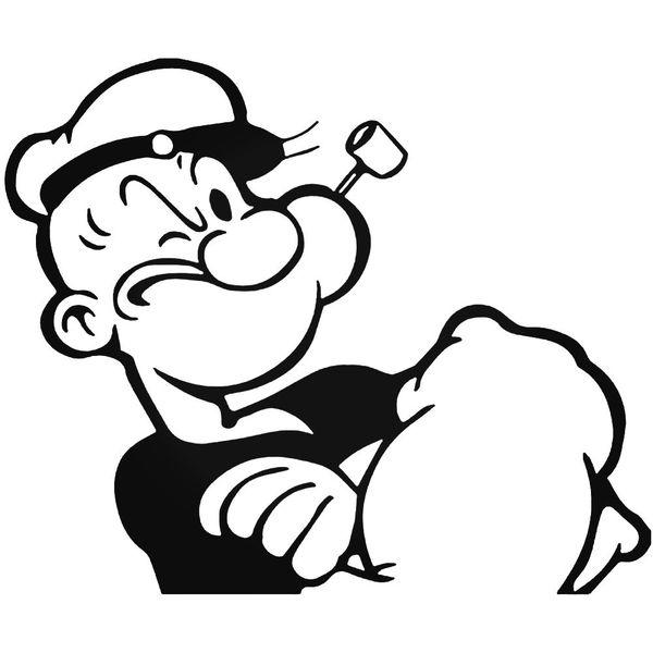 Popeye Vinyl Decal Sticker