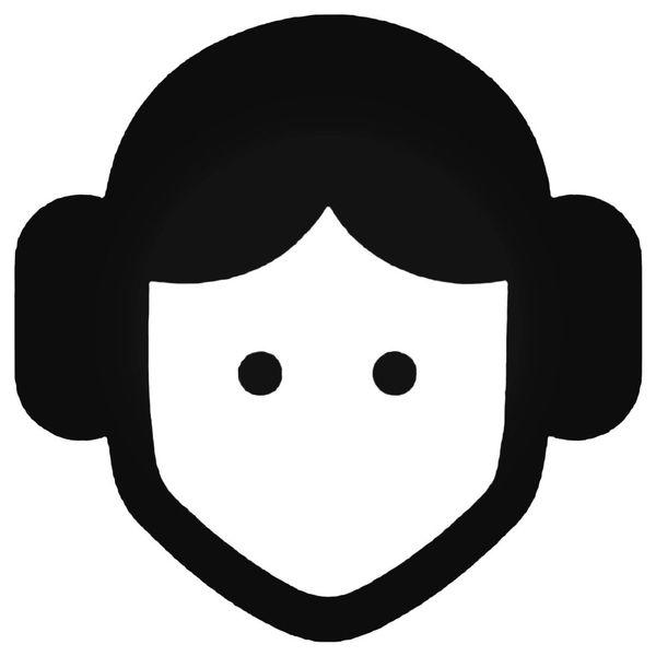Princess Leia Decal Sticker