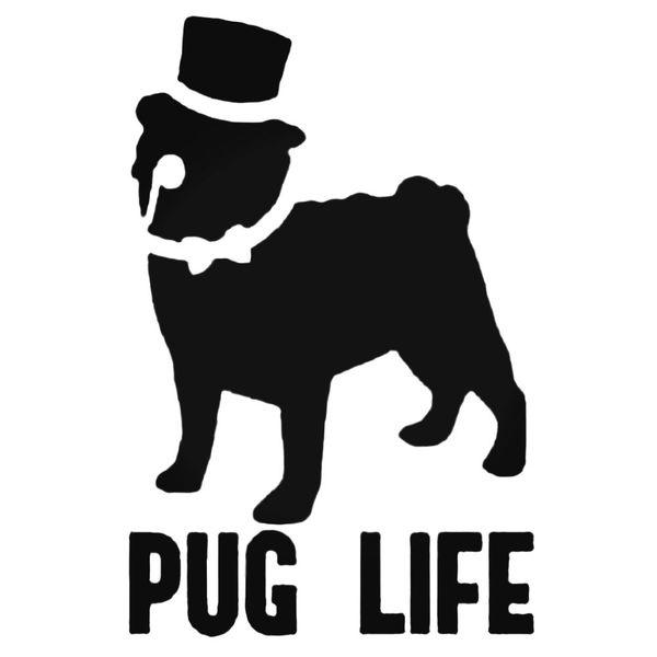 Pug Life Original Decal Sticker