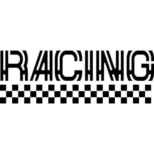 Racing Logo Decal Sticker